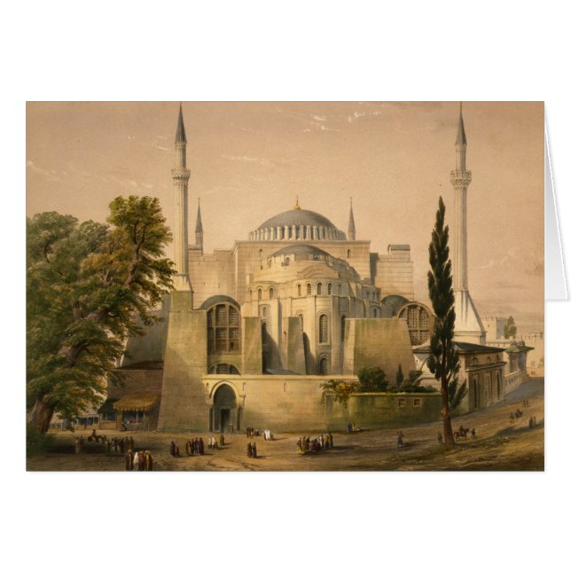 Cartão de Hagia Sophia (Frente Horizontal)