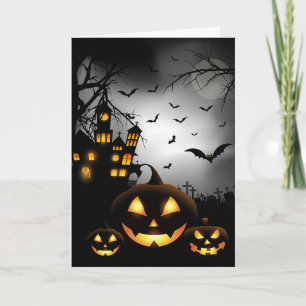 Cartão de Halloween