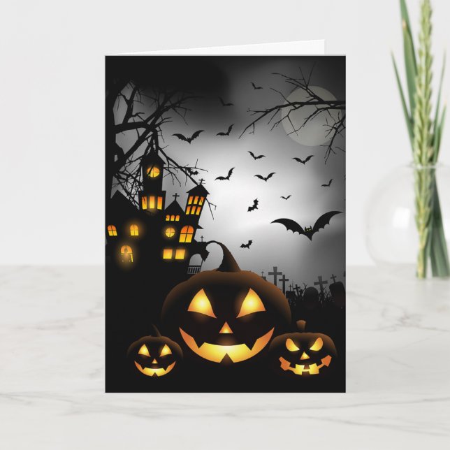 Cartão de Halloween (Frente)