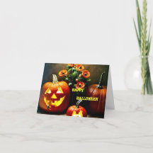 Cartão de Halloween 10