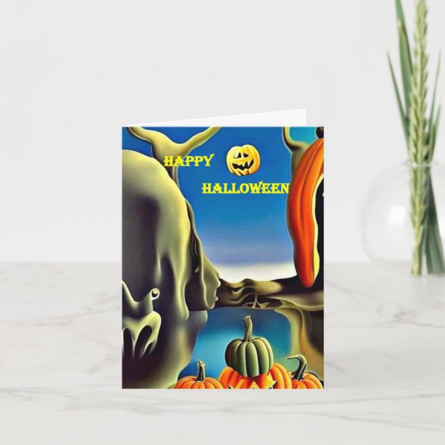 Cartão de Halloween 5 (Frente)