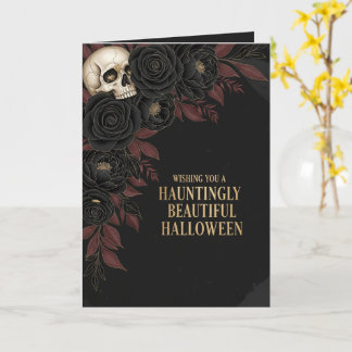 Cartão de Halloween Assombrosamente Belo