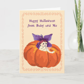 Cartão de Halloween de Baby & Me