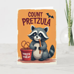 Cartão de Halloween do Conde Pretzula