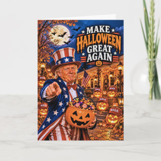 Cartão de Halloween Engraçado do Trump | Halloween