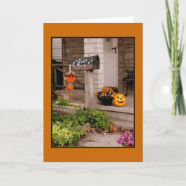 Cartão de Halloween 'Halloween Porch'