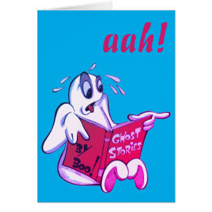 Cartão de Halloween, Leitura de Histórias de Fanta
