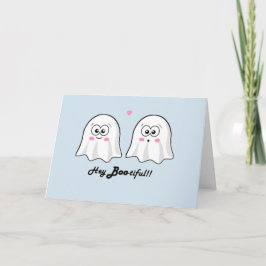 Cartão de Halloween "Olá Bootiful" personalizado!