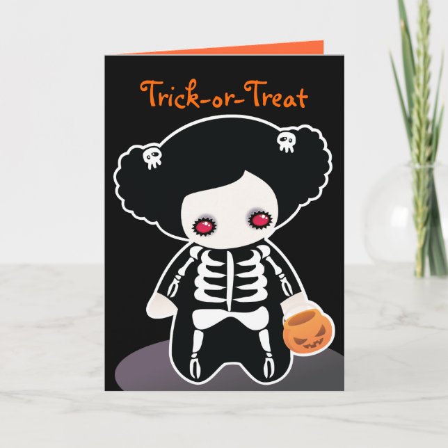Cartão de Halloween para crianças (Frente)