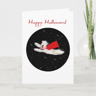 Cartão de Halloween: Supercão