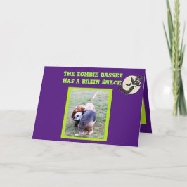 Cartão de Halloween Zombie Zombie, Encantado