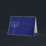 Cartão de Hanukkah com Menorah<br><div class="desc">Este é um dos nossos muitos cartões de Hanukkah e de Hanukkah/Natal.  Estão igualmente disponíveis como ecards em www.OurJewishCommunity.org</div>