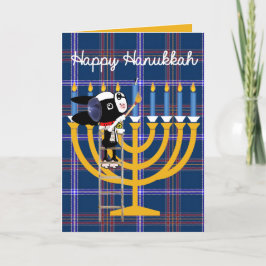 Cartão de Hanukkah das Aventuras de Mirabelle Holi