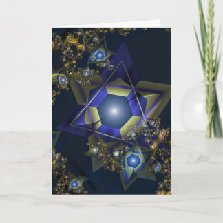 Cartão de Hanukkah do Fractal