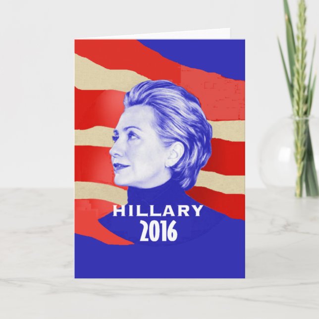 Cartão de Hillary 2016 (Frente)