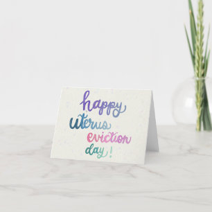 Cartão de histerectomia