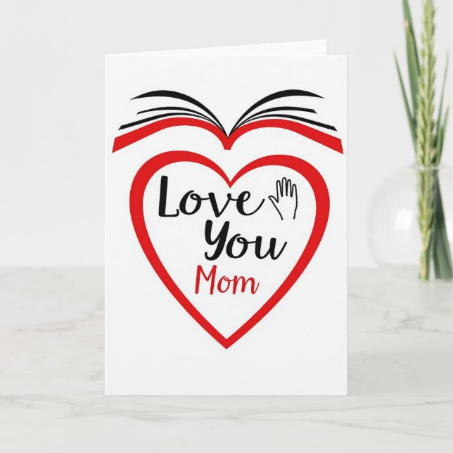 Cartão de História de Amor para a Mamãe (Frente)