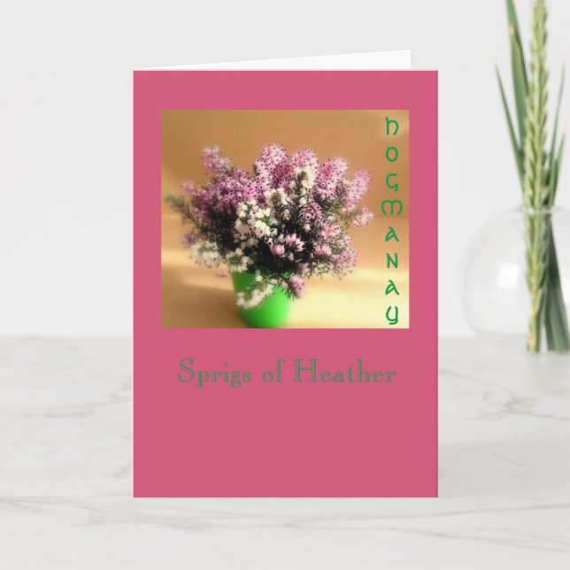 Cartão de Hogmanay (Frente)