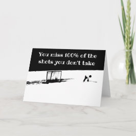 Cartão de Hóquei Motivacional