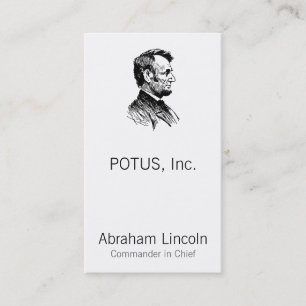 Cartão De Horário Abraham Lincoln