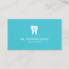 Cartão De Horário Aqua Dentista Sorrindo Dentura Dentária