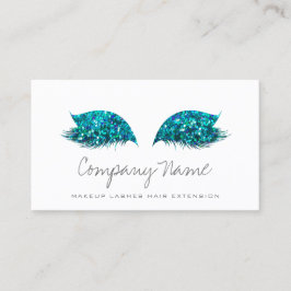 Cartão De Horário Artista de Ativação Lashes Extensão Oceano Azul Br
