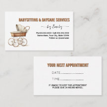 Berço de aquarelas Babysitting