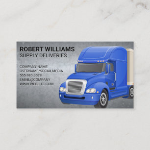 Cartão De Horário Caminhão Semi Trailer Haul Logística