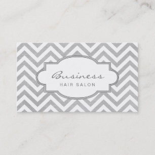 Cartão De Horário Chevron simples listra a nomeação do cabeleireir