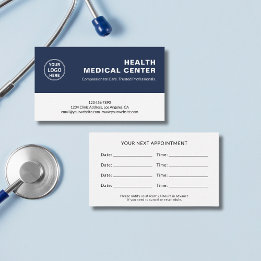 Cartão De Horário Clínica de Saúde Médica Médico