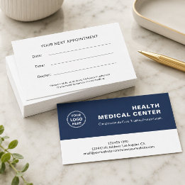 Cartão De Horário Clínica de Saúde Médica Médico Profissional