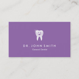 Cartão De Horário Compromisso Dentário Roxo-Brilhante