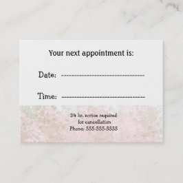 Cartão De Horário Compromisso Especialista Profissional Minimalista