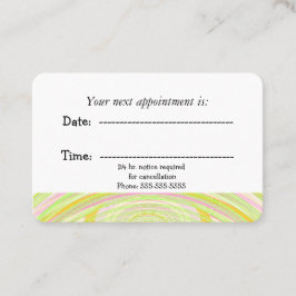 Cartão De Horário Compromisso Médico do Arco Arco Arco Arco Moderno