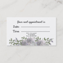 Consulta Médica Floral Roxo Branco