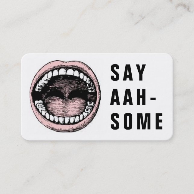 Cartão De Horário Consulta Odontológica no Consultório Dentário (Frente)