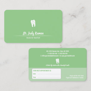 Cartão De Horário Dental Dentista