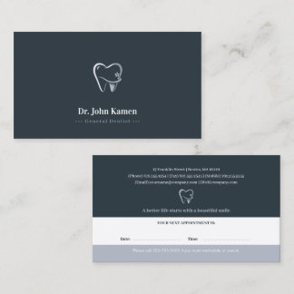 Cartão De Horário Dentária Profissional | Dentista