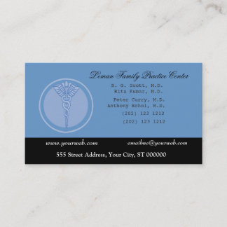 Cartão De Horário Doutor M.D. Negócio e nomeação