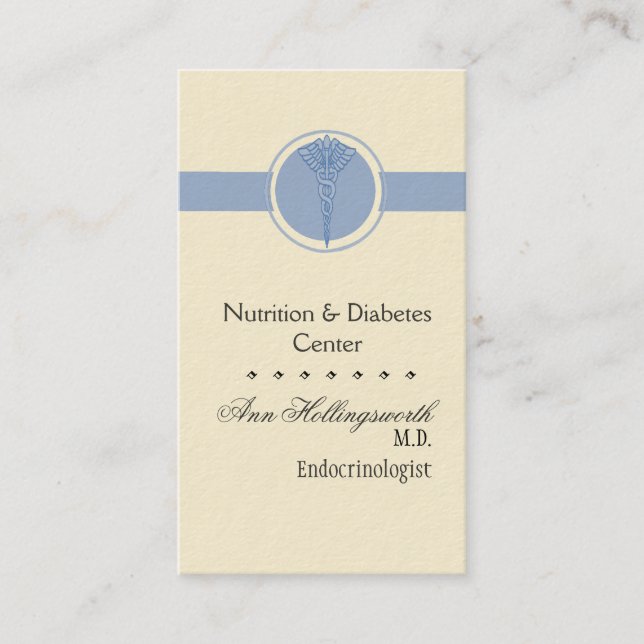 Cartão De Horário Doutor Médico Cuidados médicos (Frente)