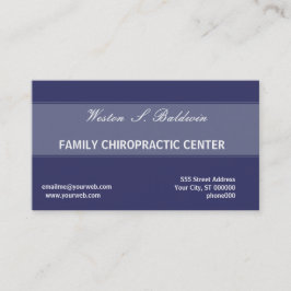 Cartão De Horário Doutor mínimo simples Quiroterapia da nomeação