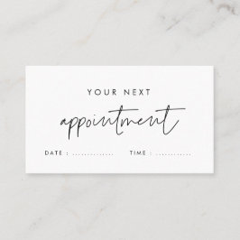 Cartão De Horário Empresas modernas e minimalistas