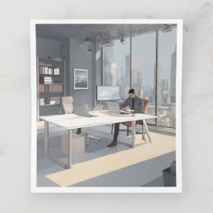 Cartão De Horário Escritório e Escola >