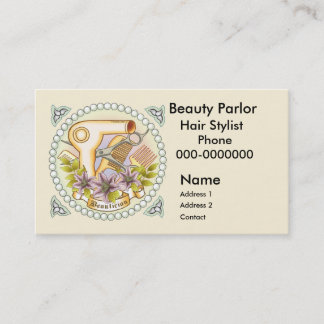Cartão De Horário Esteticista Lily Pearl