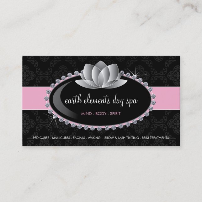 Cartão De Horário Esthetician (Frente)