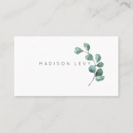 Cartão De Horário Eucalypt Branch Deixa Artisan Business Nomeation
