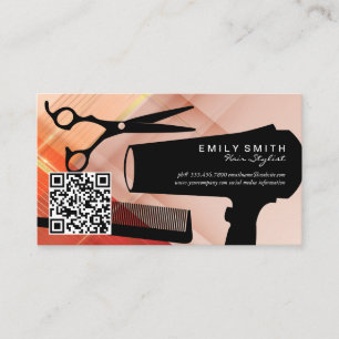 Cartão De Horário Ferramentas de corte de cabelo Tesoura - Secador