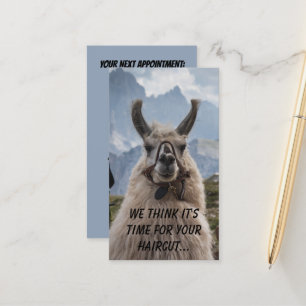 Cartão De Horário Foto personalizada personalizada de lista de pente