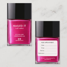 Garrafa de Esmalte Rosa Vibrante para Compromisso 