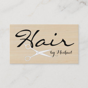 Cartão De Horário Hair Stylist Nomeação de Madeira Fundo de Graça #4